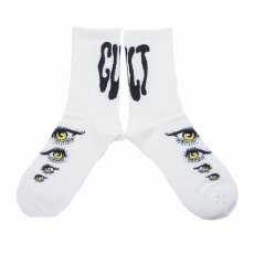 画像1: CULTURES "cult logo sox" WHITE 【Free】 (1)