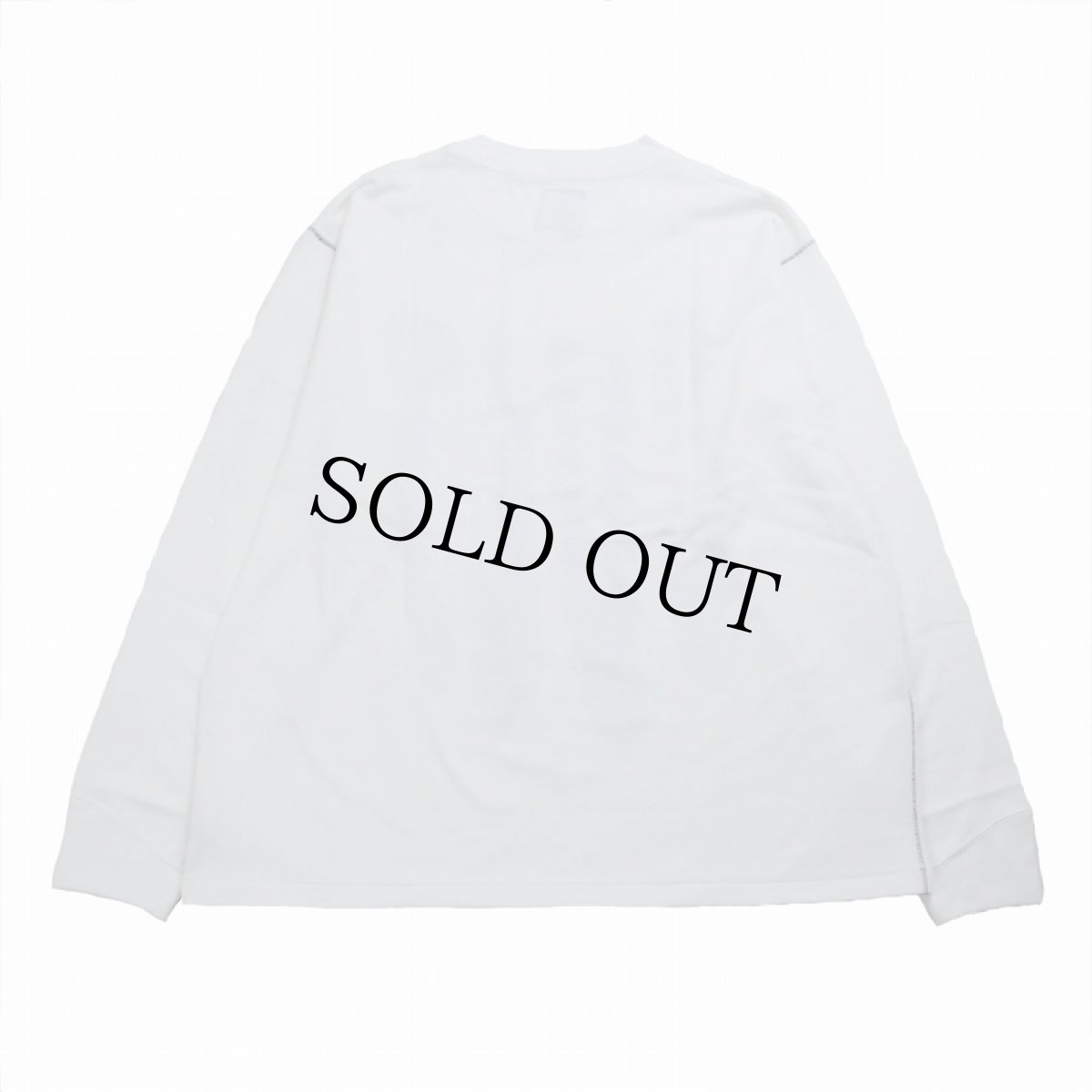 画像2: CULTURES "CULT LOGO L/S" WHITE 【L】 (2)