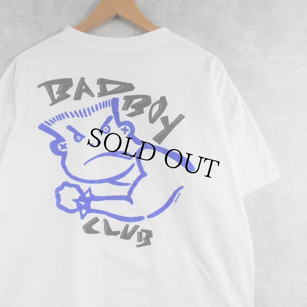 画像1: 90's BAD BOY CLUB "LIFE'S A BEACH" プリントTシャツ (1)