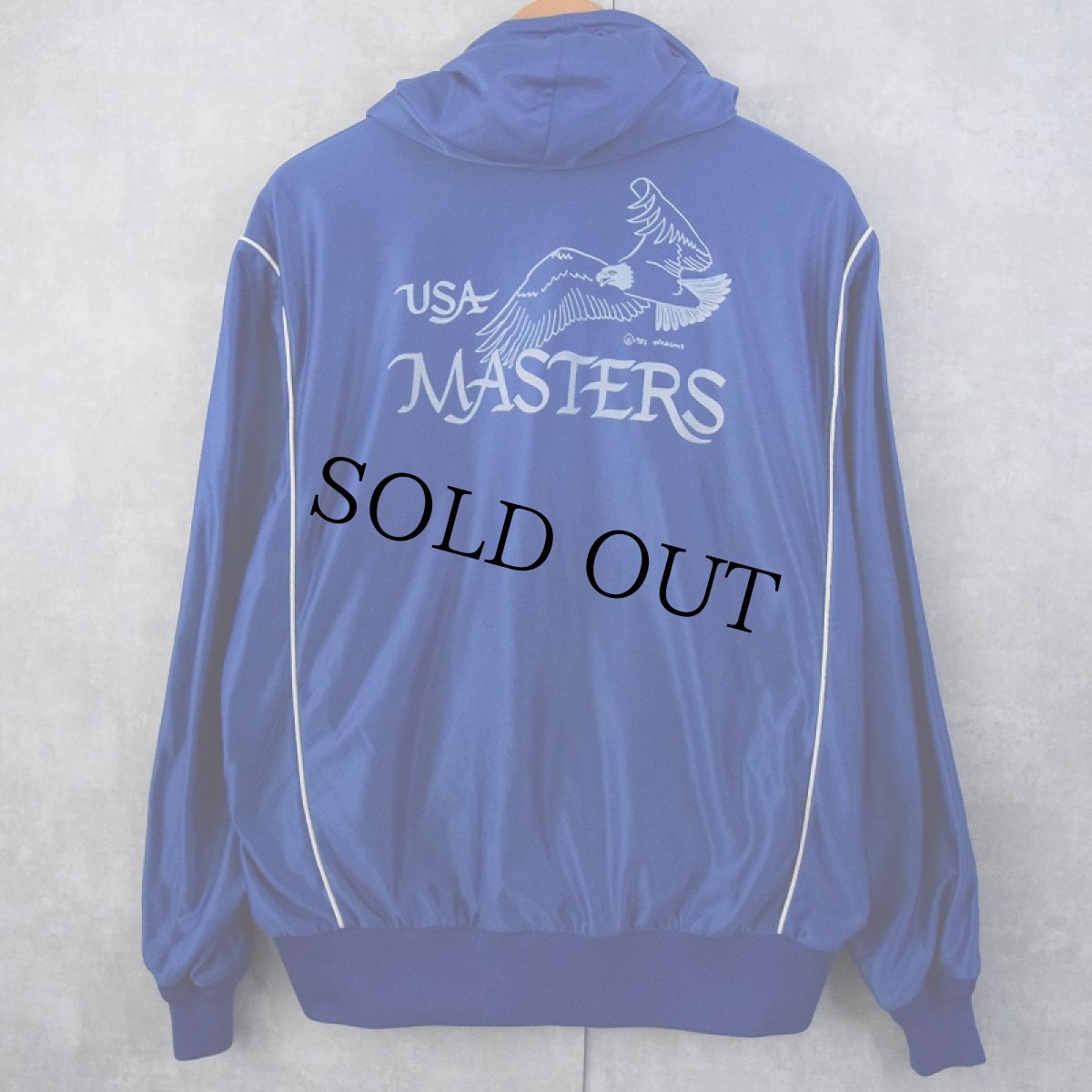 画像2: 70's NIKE USA製 オレンジタグ "USA MASTERS" ジャージパーカー XL (2)