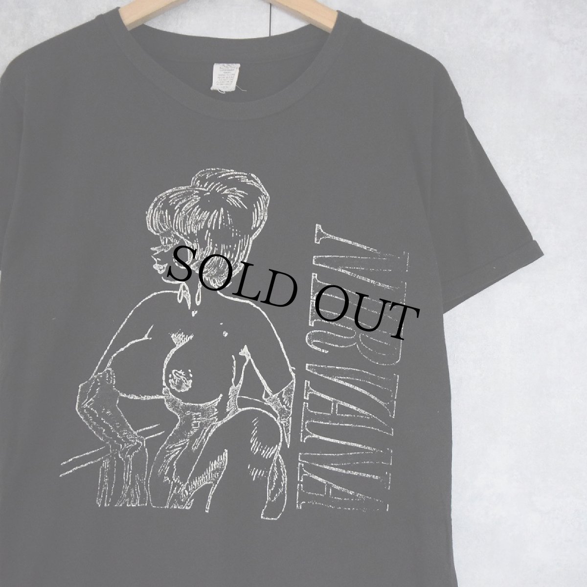 画像1: NIRVANA "About a Girl" ロックバンド プリントTシャツ BLACK L (1)