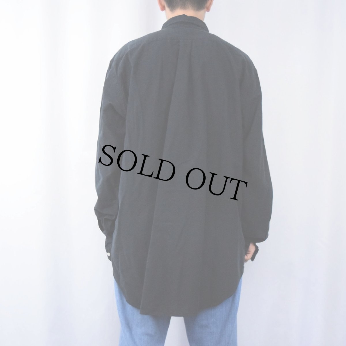 画像3: POLO Ralph Lauren コットンボタンダウンシャツ BLACK XLT (3)