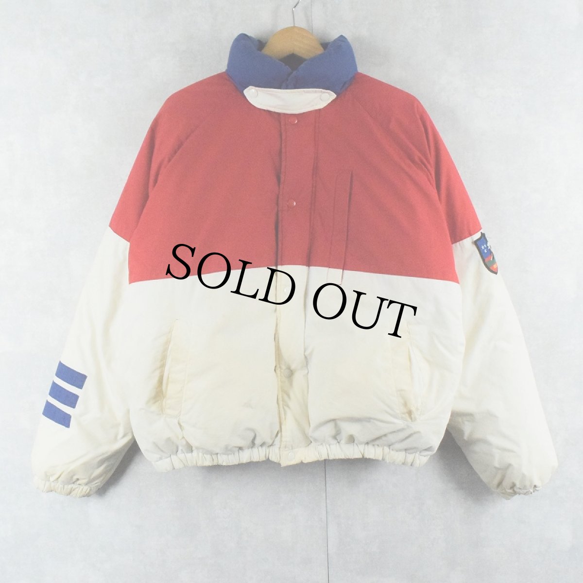 画像1: 90's POLO Ralph Lauren "SUICIDE SKI" パッチ付き ダウンジャケット L (1)