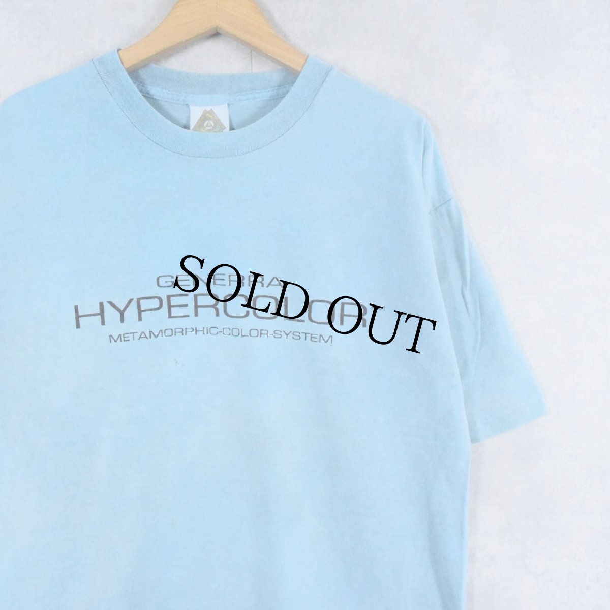 画像1: 90's GENERRA HYPERCOLOR USA製 特殊染料 プリントTシャツ M (1)