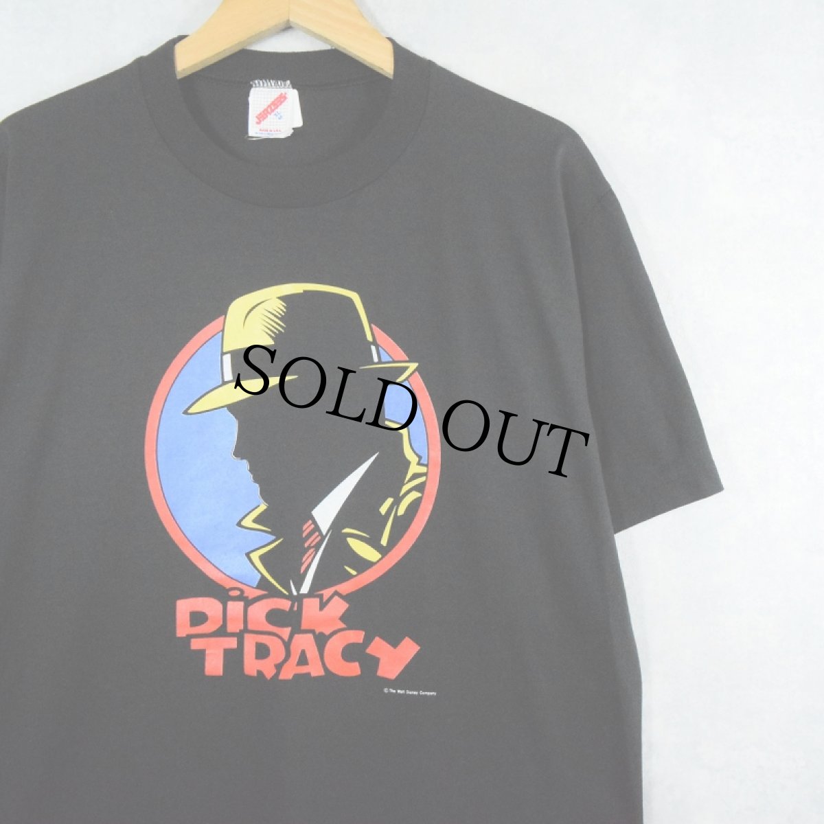 画像1: 90's Disney DICK TRACY USA製 キャラクタープリントTシャツ XL (1)