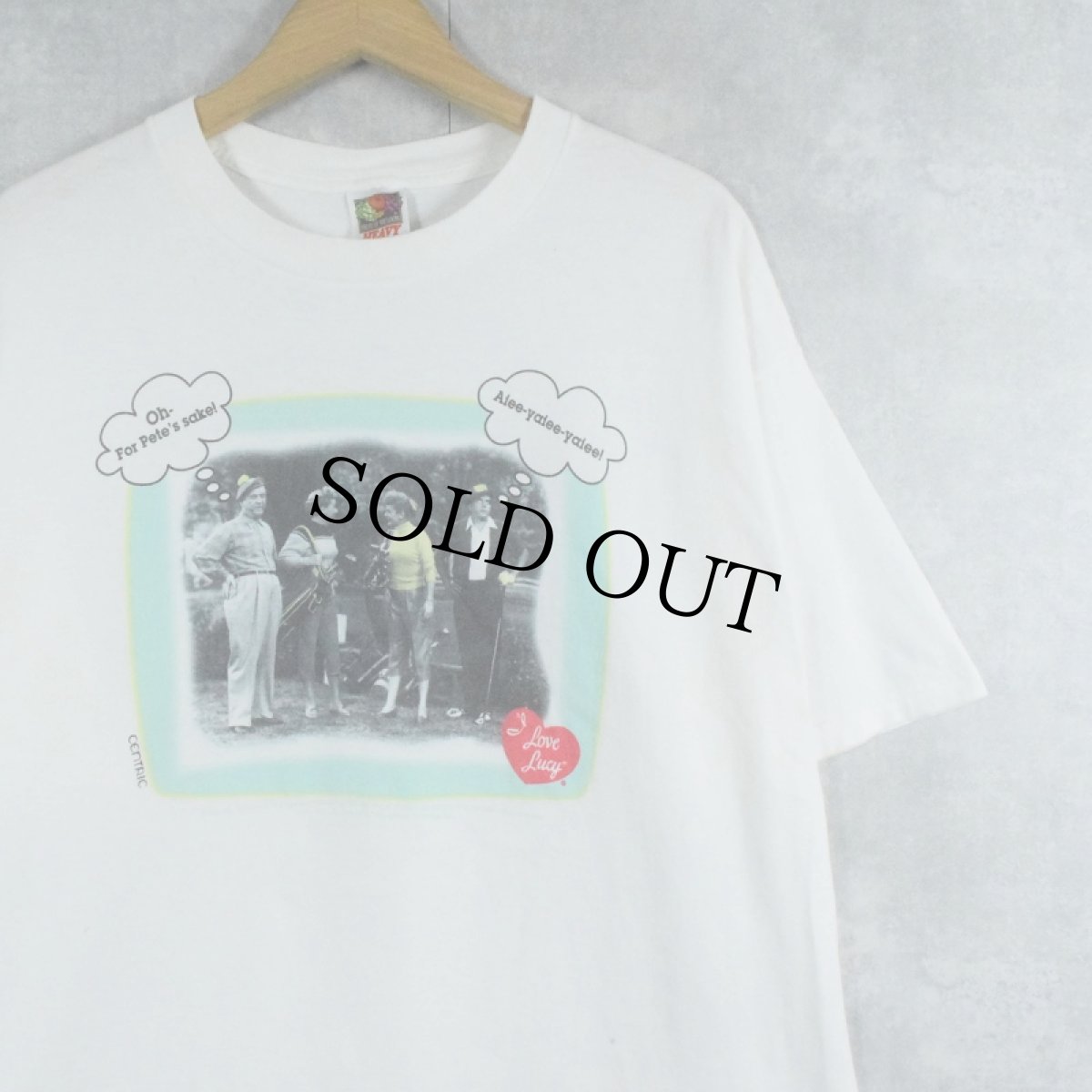 画像1: CENTRIC "I Love Lucy" フォトプリントTシャツ XL (1)
