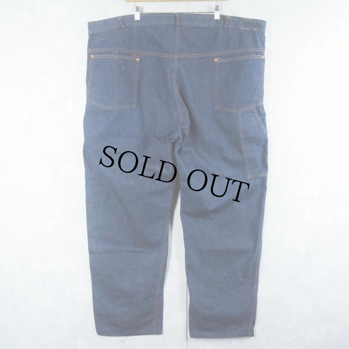 画像2: 60's UNKNOWN デニムペインターパンツ W50 (2)