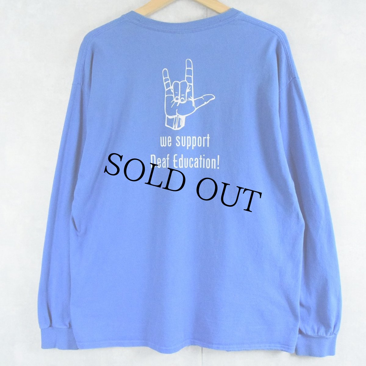 画像2: "got asl?" パロディプリントロンT L (2)