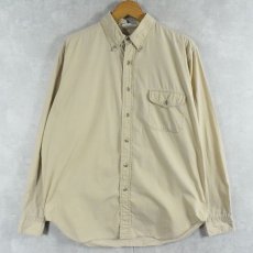 画像1: 80's ORVIS USA製 コットンボタンダウンシャツ (1)