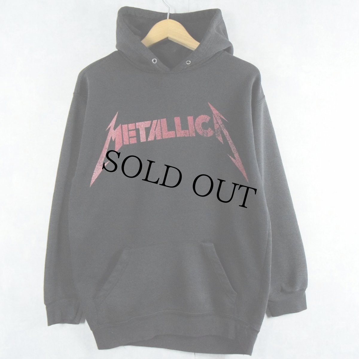 画像2: 【SALE】 2003 METALLICA "KILL'EM ALL" ロックバンドスウェットフーディー BLACK M (2)