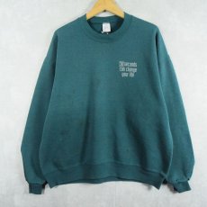 画像2: 【SALE】 90's USA製 "enviro-tech international" テック企業プリントスウェット XL (2)