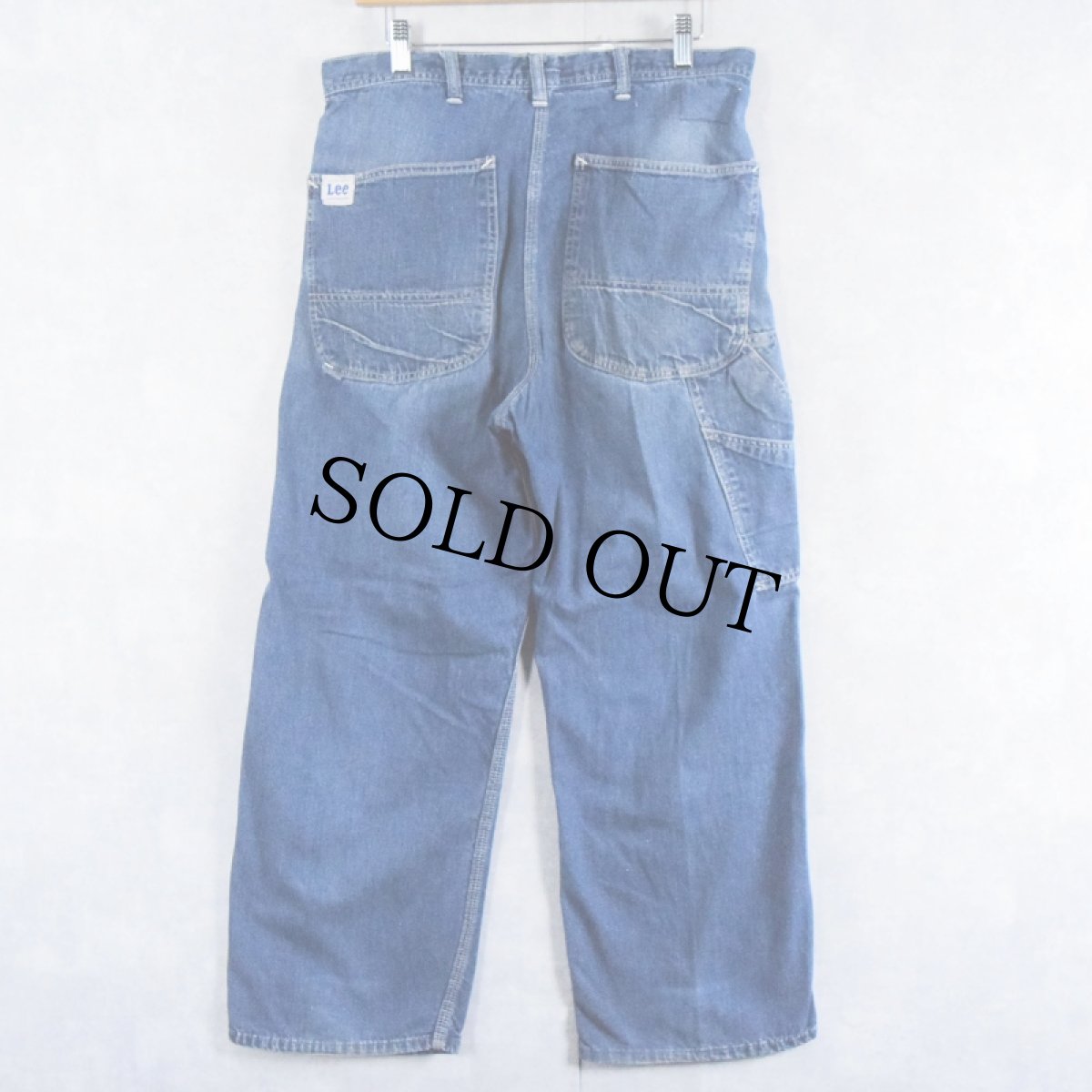 画像2: 50's Lee 11W デニムペインターパンツ W32 (2)