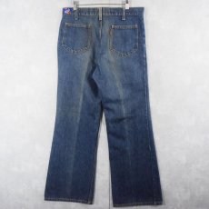 画像2: 70's Levi's Fresh Produce 20670-5516 ベルボトムデニムパンツ W34 (2)