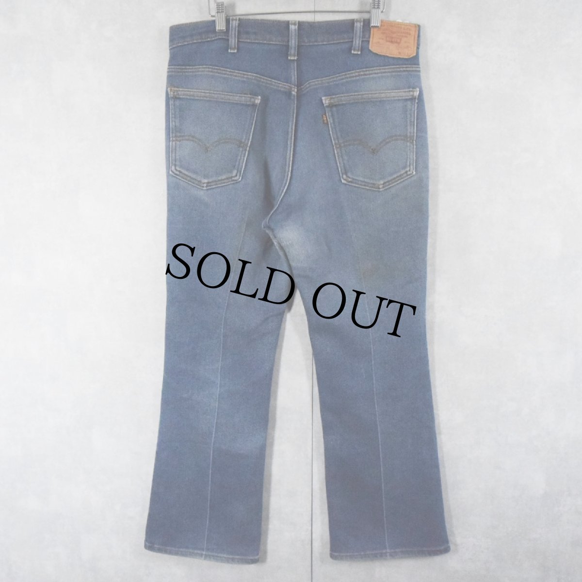 画像2: 80's Levi's 517-2017 USA製 ブーツカット ストレッチデニムパンツ W34 (2)