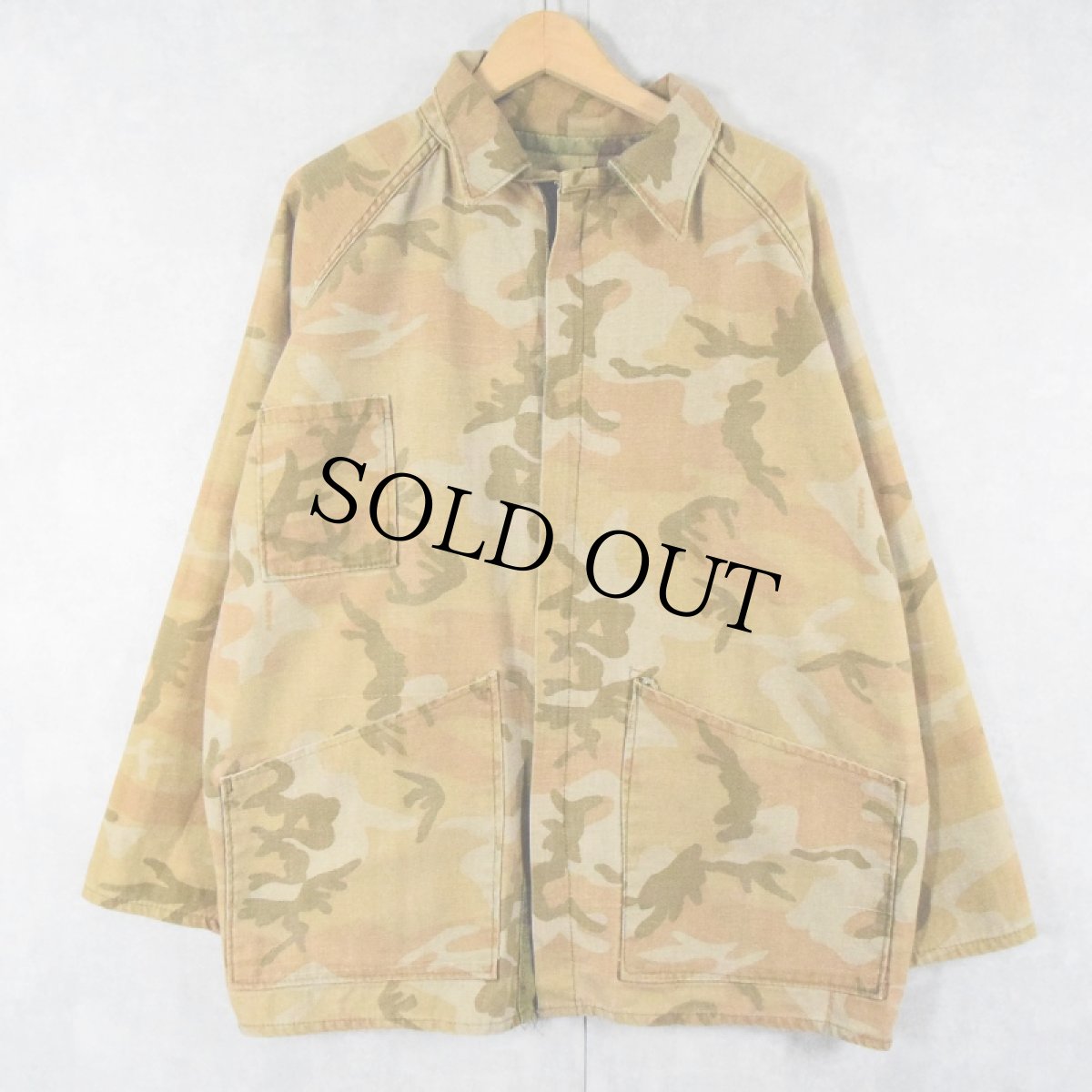 画像2: 80's RANGER USA製 カモ柄 リバーシブル ハンティングジャケット XL (2)