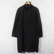 画像1: 80〜90's Burberrys' ENGLAND製 バルマカーンコート BLACK (1)