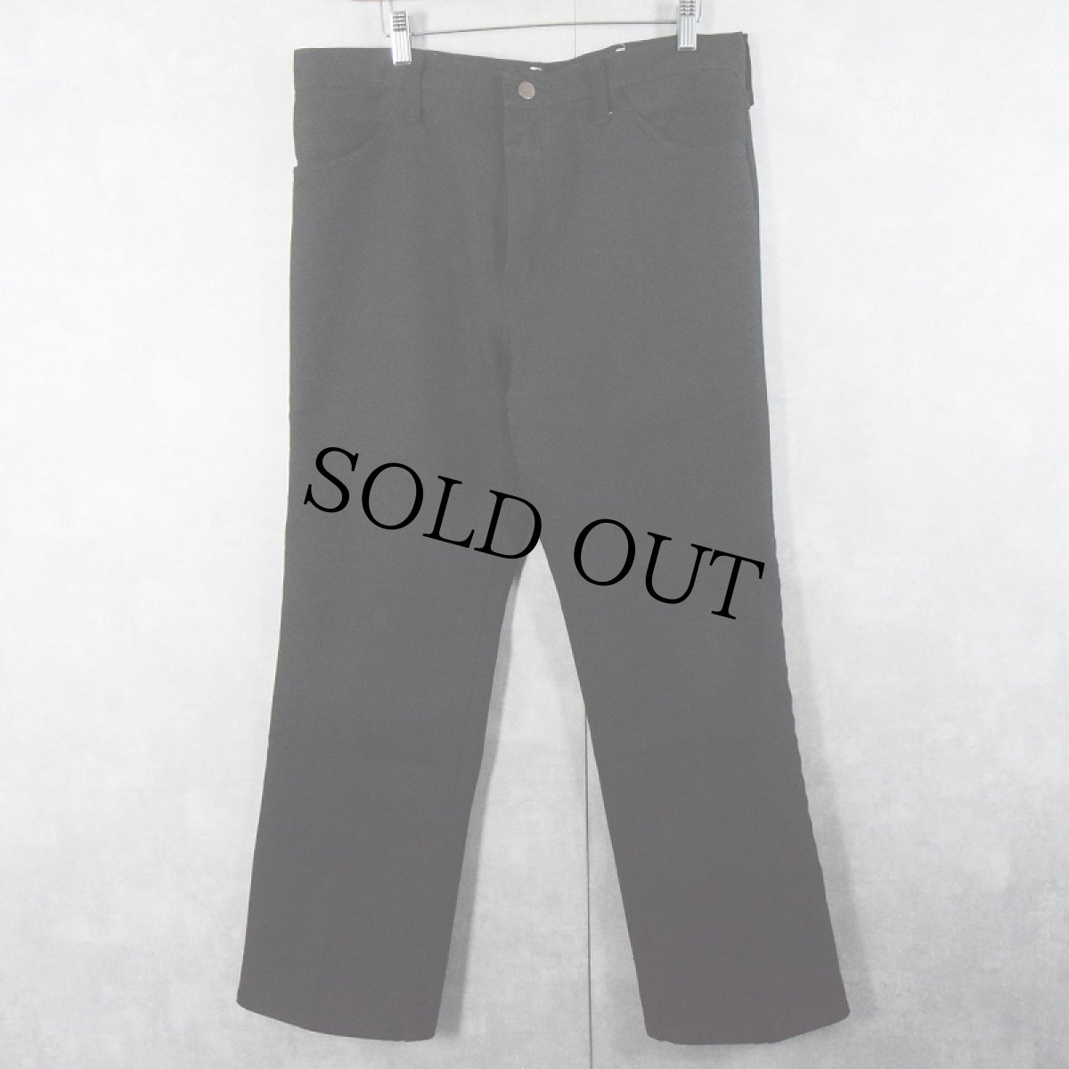 画像1: 【SALE】 90's Wrangler USA製 ランチャードレスジーンズ BLACK W35 (1)