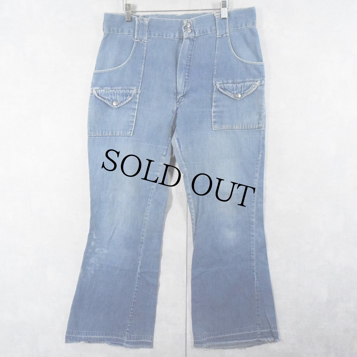 画像3: 70's ブッシュデニムパンツ W32 (3)