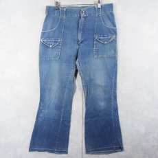 画像3: 70's ブッシュデニムパンツ W32 (3)
