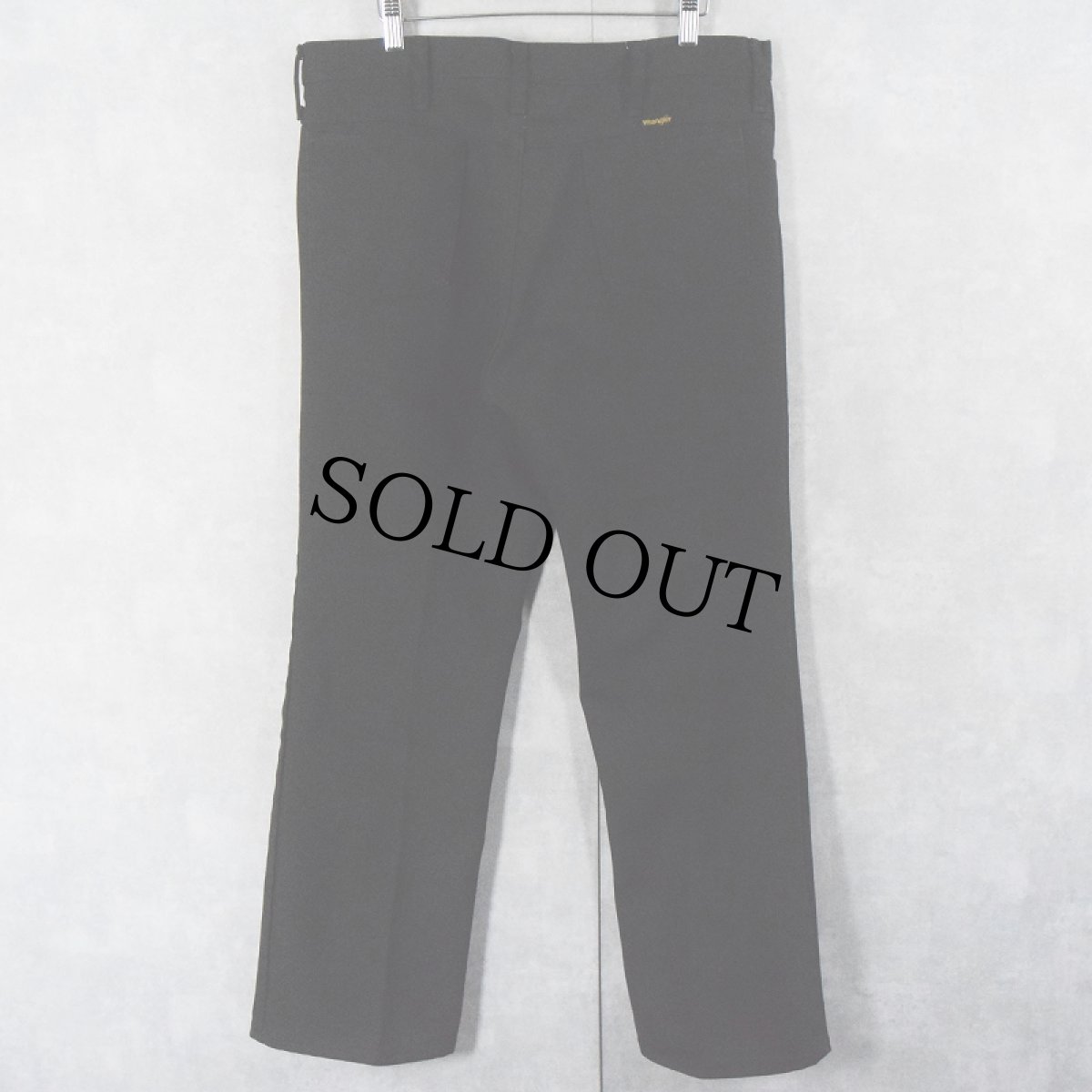 画像2: 【SALE】 90's Wrangler USA製 ランチャードレスジーンズ BLACK W35 (2)