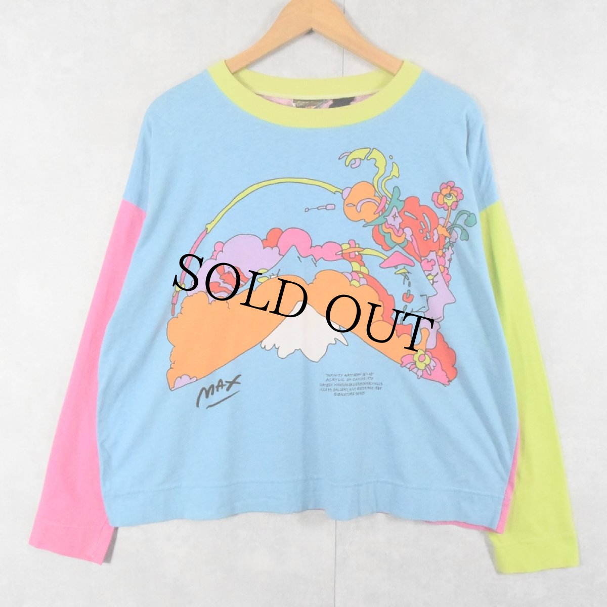 画像1: 80's NEO MAX "INFINITY WATCHERS by 1970" アートプリントロンT (1)