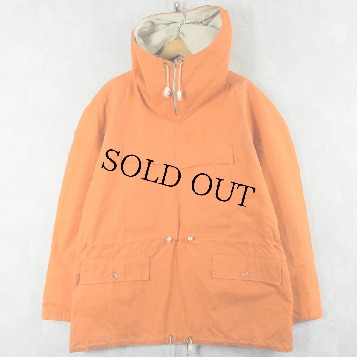 画像1: 【SALE】 50〜60's RELCO BOBBY SPORTSWEAR ENGLAND製 ベンタイル コットンアノラックパーカー 42 (1)