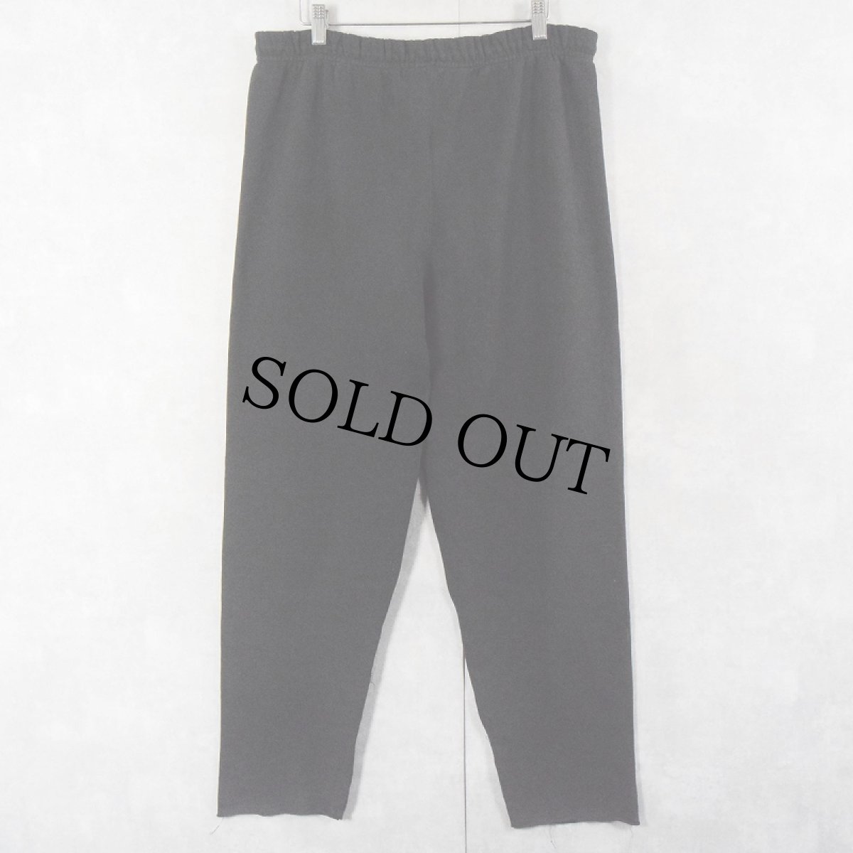 画像2: 90's Champion USA製 "STERLING HEIGHTS" ウィングフットプリントスウェットパンツ BLACK M (2)