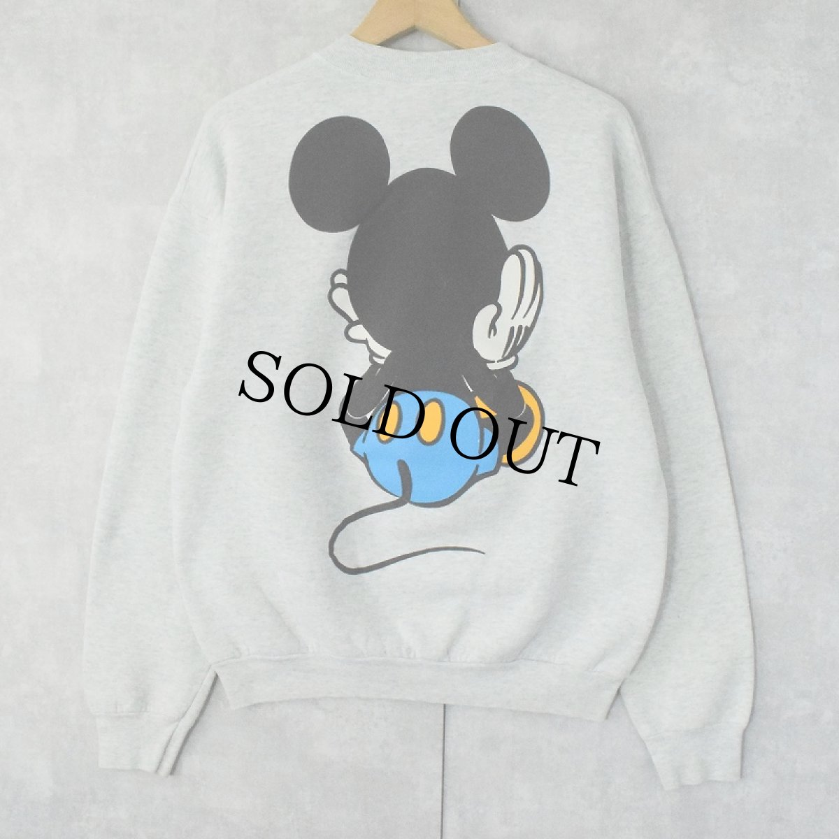 画像2: 90's MICKEY&CO. 青パンミッキー キャラクタープリントスウェット (2)