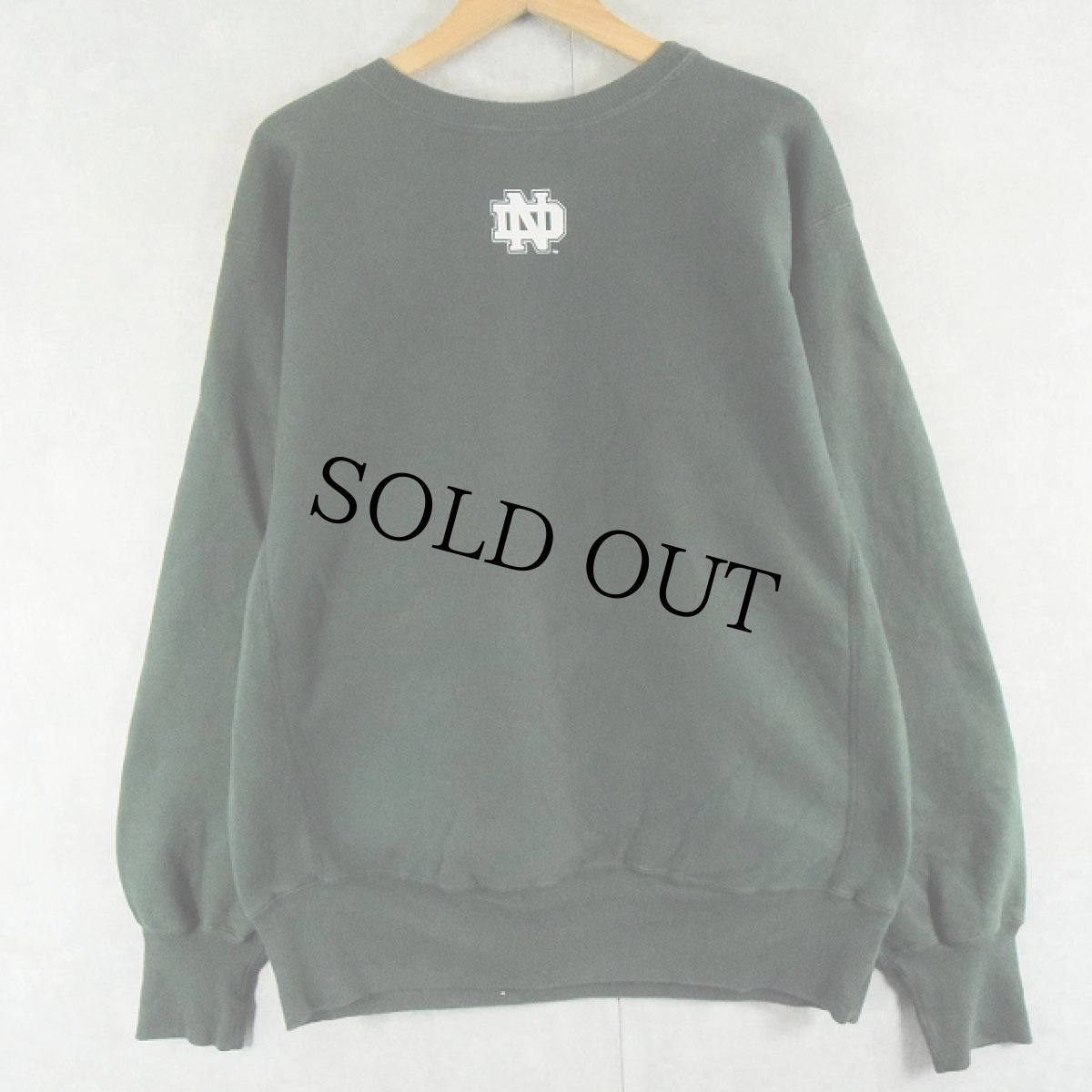 画像2: 90's Champion REVERSE WEAVE "NORTH DAKOTA FIGHTING SIOUX" プリントスウェット XL (2)