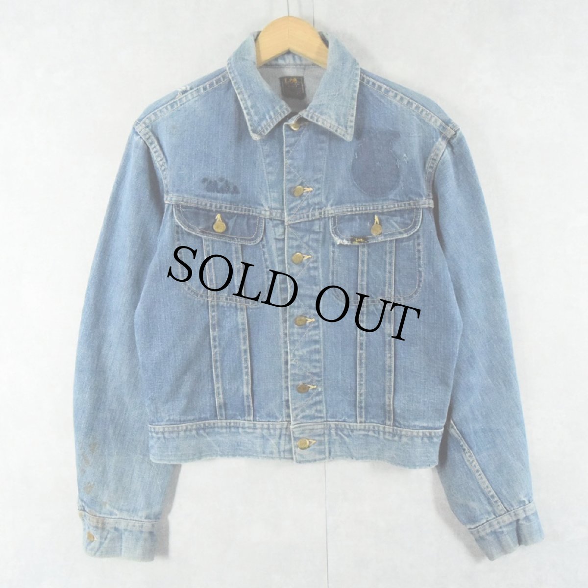 画像1: 60's Lee 101-J USA製 デニムジャケット SIZE38R (1)