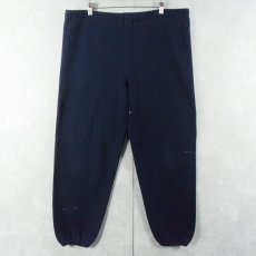 画像3: 90's RUSSELL ATHLETIC USA製 スウェットパンツ NAVY L (3)