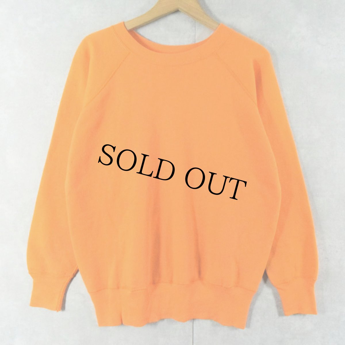 画像1: 60's 無地ラグランスウェット (1)