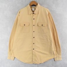 画像1: 80's Patagonia デカタグ コットンワークシャツ XL (1)