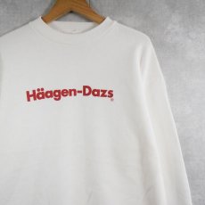 画像1: 80's RUSSELL ATHLETIC USA製 "Haagen-Dazs" ロゴプリントスウェット XL (1)