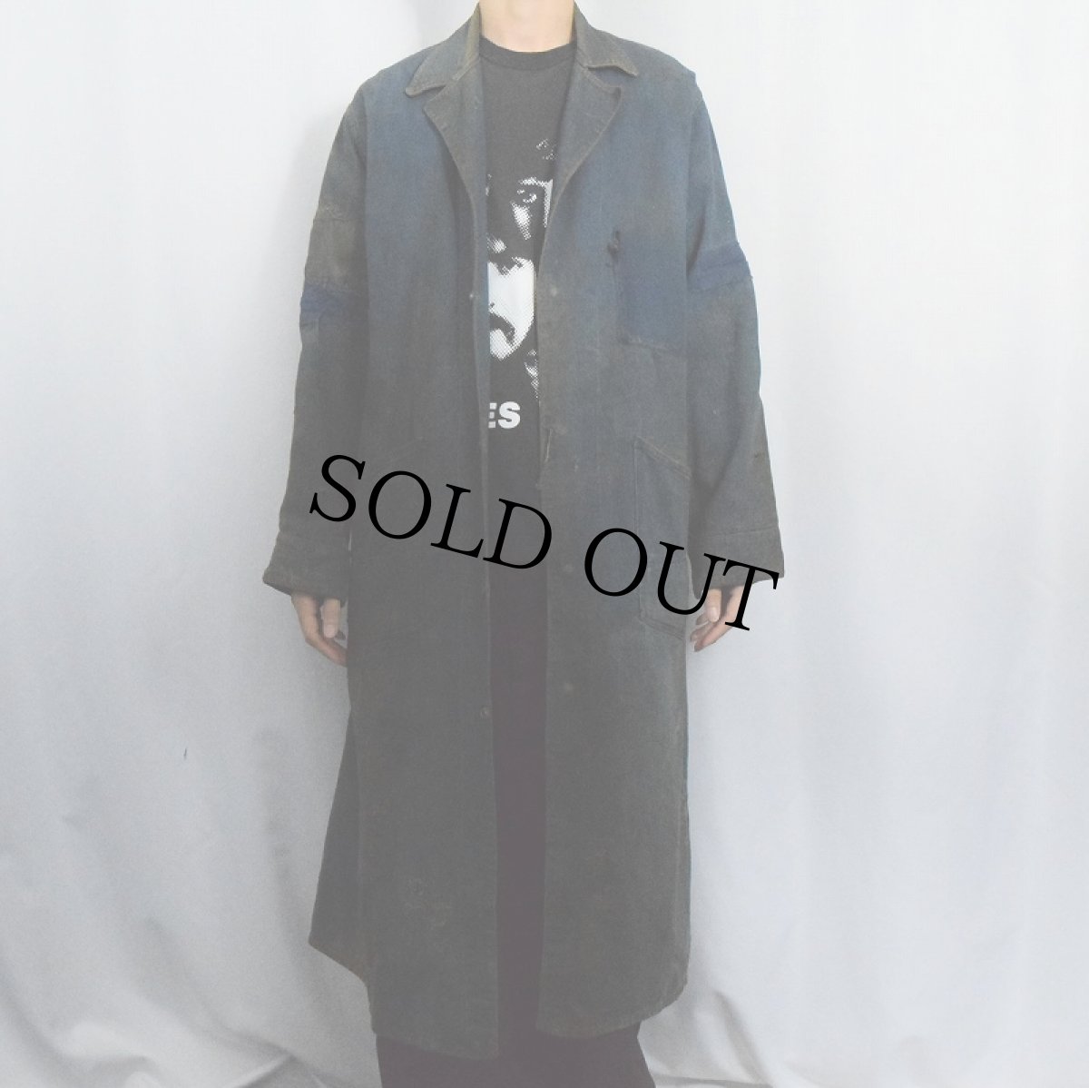 画像2: 〜60's Star Overall and Uniforms デニムワークコート (2)