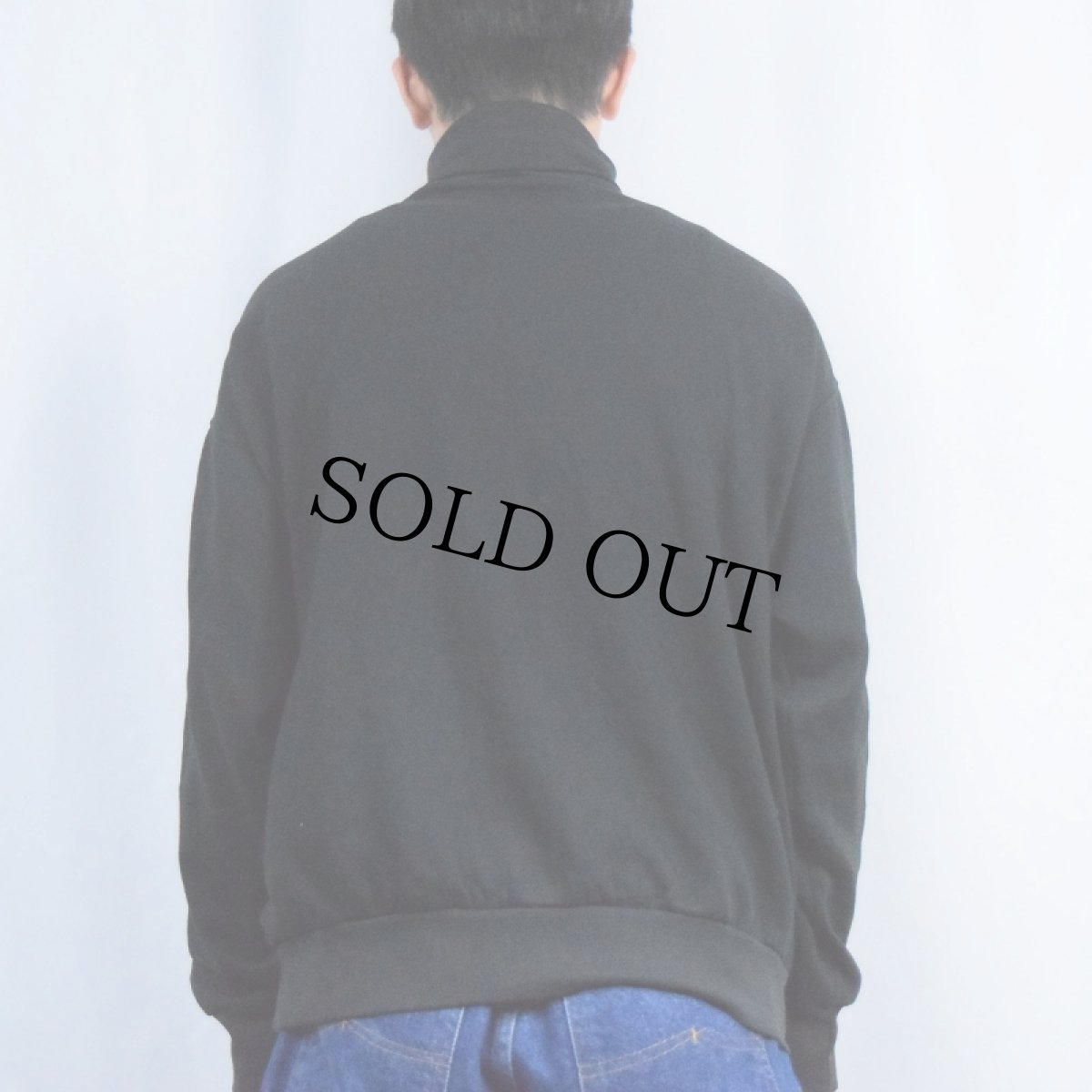 画像3: 【SALE】 90〜2000's H.Valentino タートルネックスウェット BLACK XL (3)