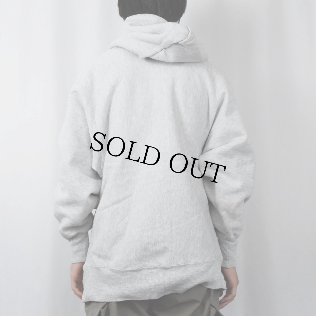 画像3: 90's Champion REVERSE WEAVE USA製 "KINGS POINT" 染み込みプリント スウェットフーディー XL (3)