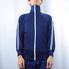 画像2: 【SALE】 80's sportswear USA製 トラックジャケット NAVY M (2)