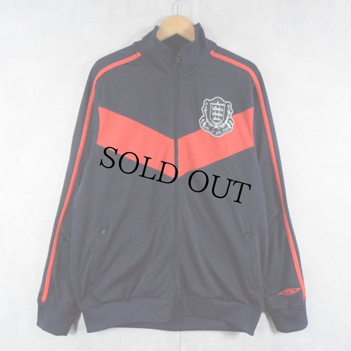 画像1: UMBRO "ENGLAND" ワッペン付きトラックジャケット NAVY L (1)