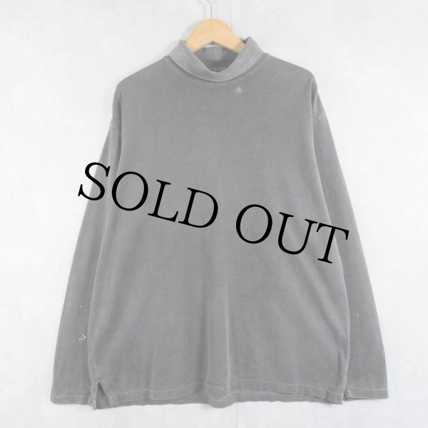 90s J.crew タートルネック カットソー usa old ビンテージ 90年代 90s ジェークルー アメリカ製 グレー ハイネック 長袖