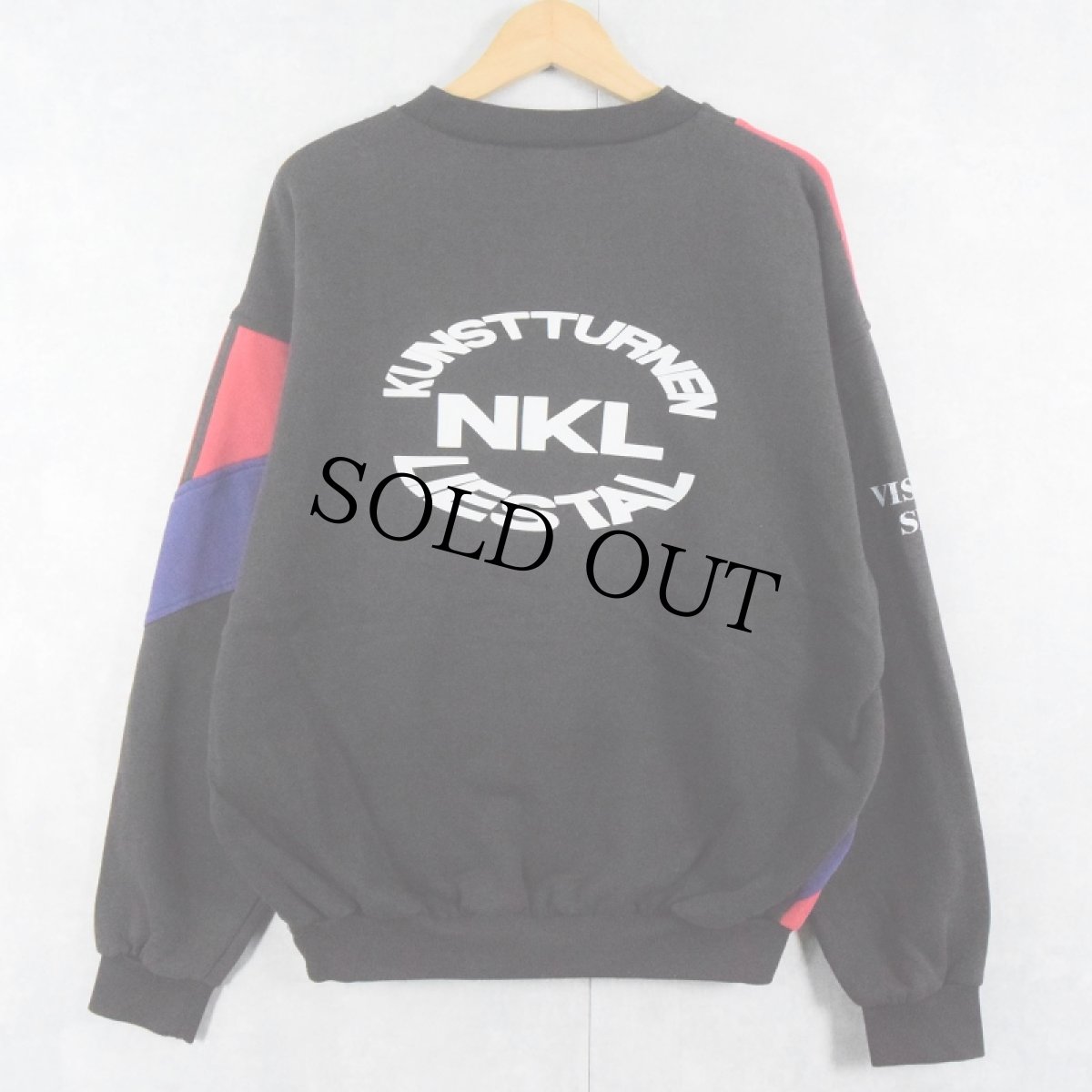 画像2: 80's〜 adidas "KUNSTTURNEN NKL LIESTAL" 切り替えデザインスウェット (2)