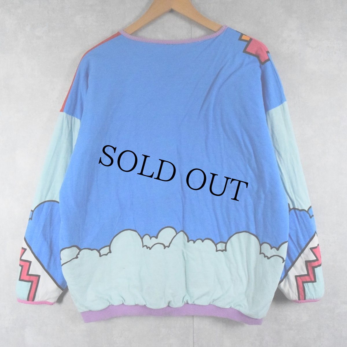 画像4: 80's NEO MAX "PLAYING IN THE CLOUDS × NEW ATLANTIS" リバーシブルスウェット (4)