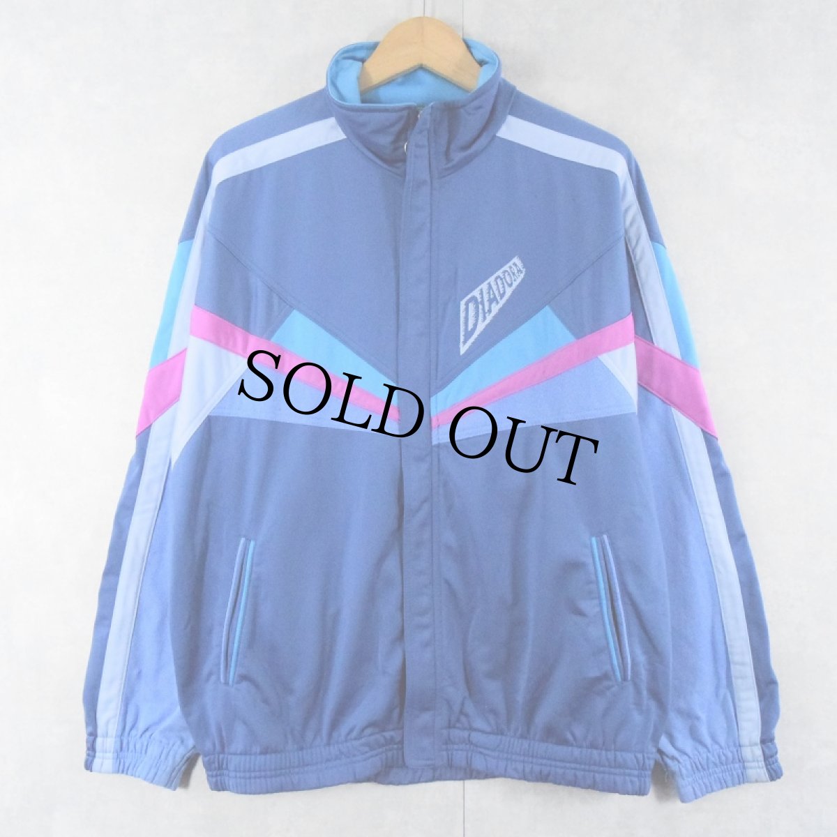 画像2: 80's diadora 切り替えデザイントラックジャケット/パンツ SETUP SIZE40 (2)