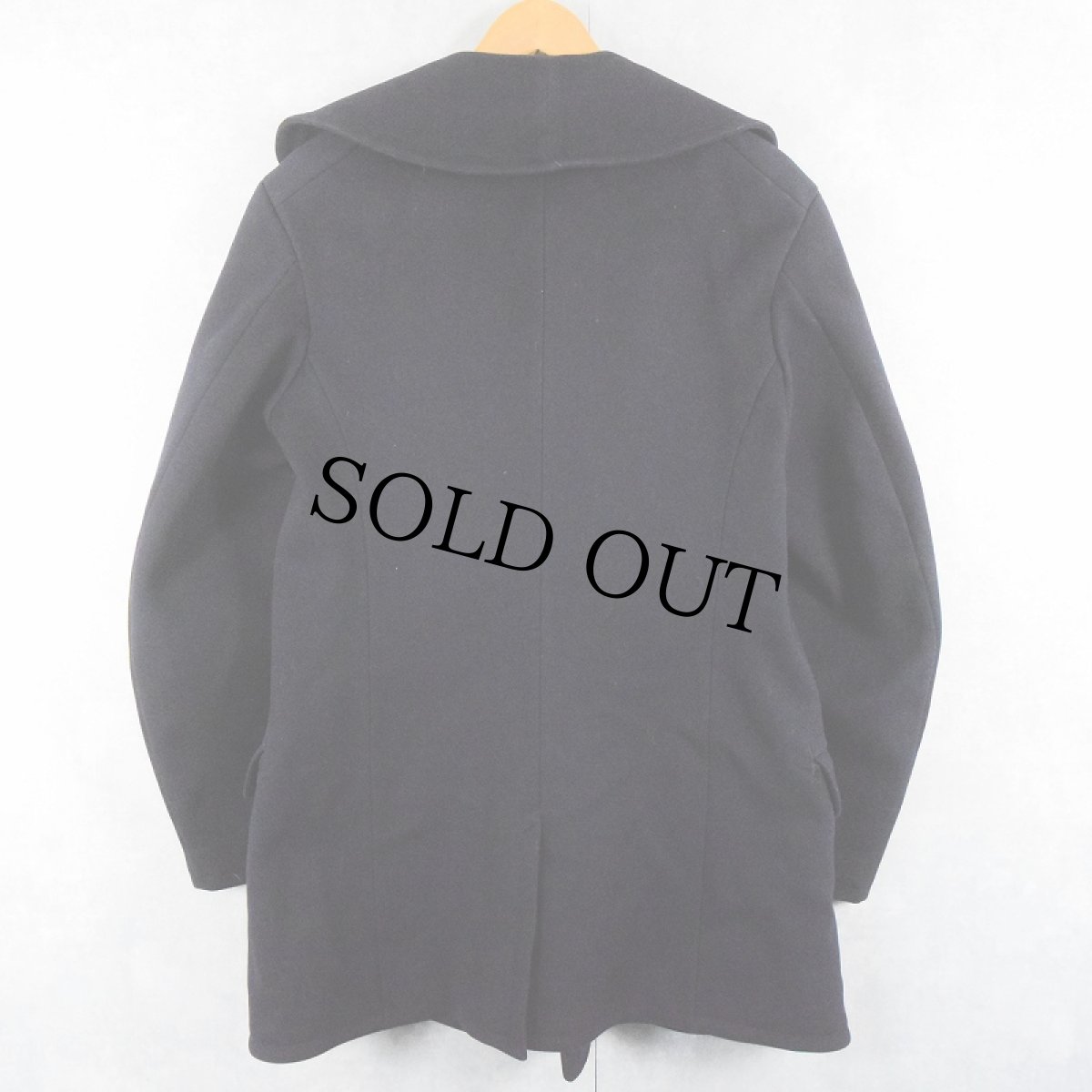 画像2: 〜30's U.S.NAVY 13スターボタン 10ボタン Pコート (2)