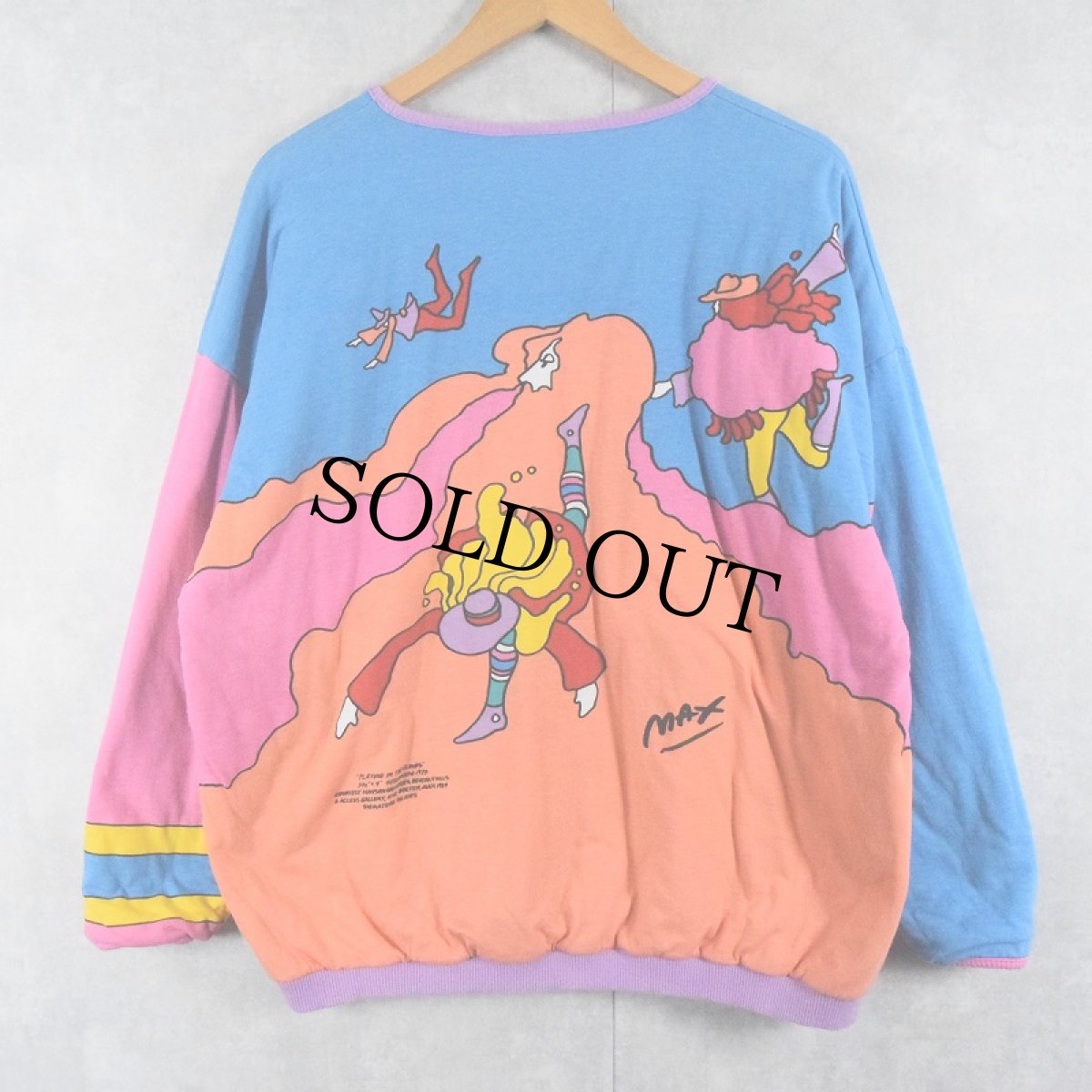 画像2: 80's NEO MAX "PLAYING IN THE CLOUDS × NEW ATLANTIS" リバーシブルスウェット (2)