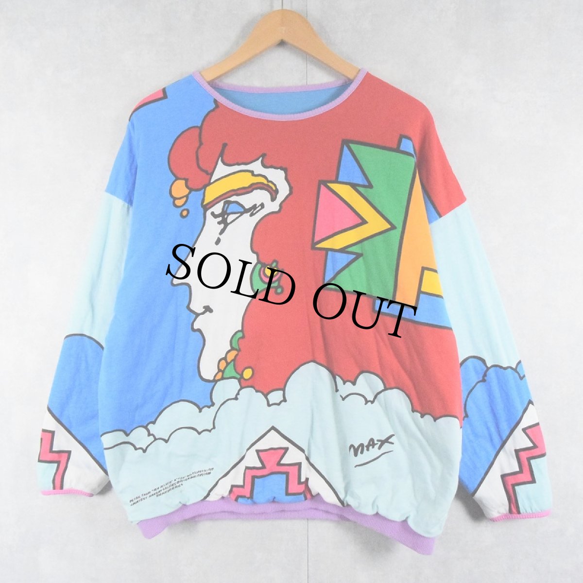 画像3: 80's NEO MAX "PLAYING IN THE CLOUDS × NEW ATLANTIS" リバーシブルスウェット (3)