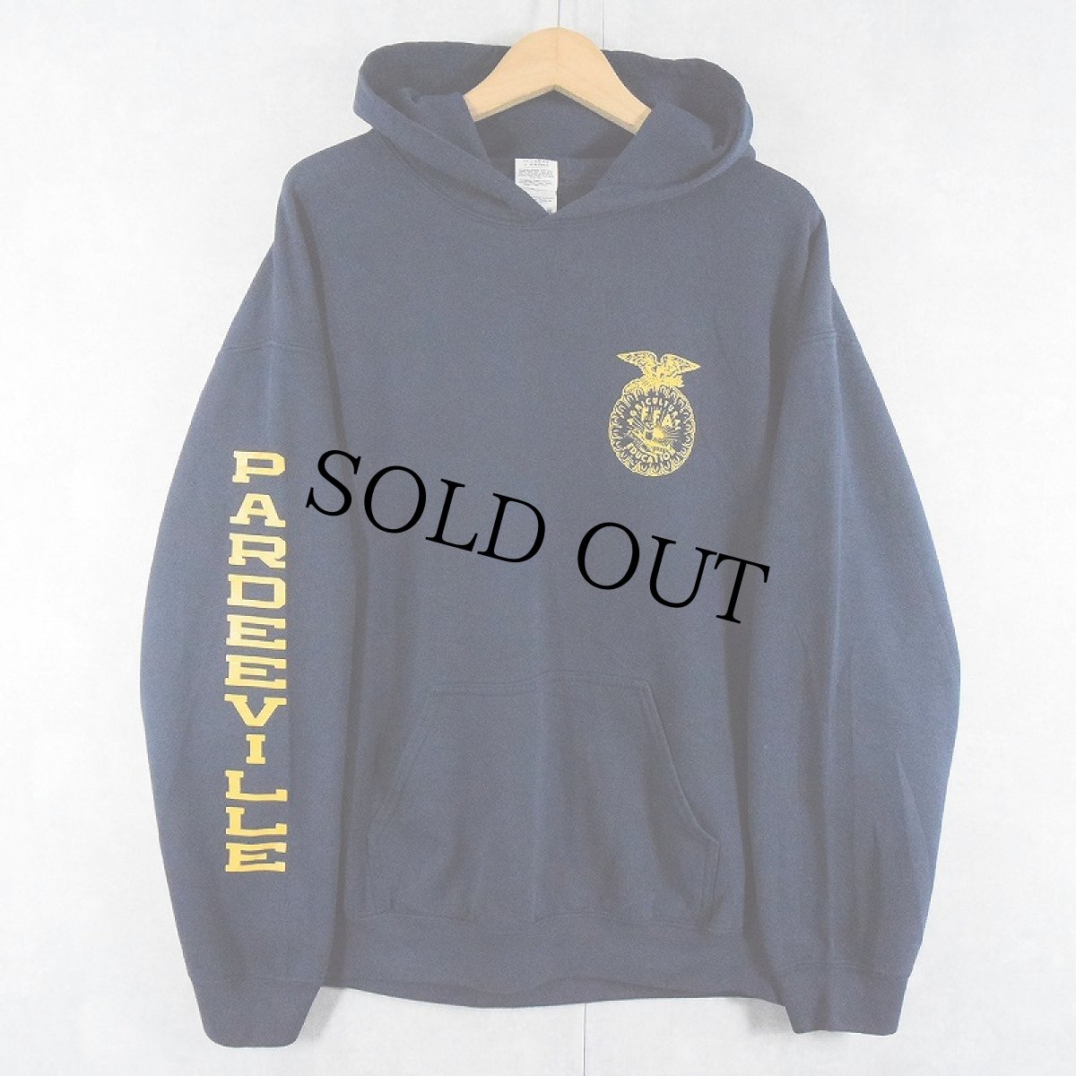 画像1: FFA "Keep on Keepin' on" プリントスウェットフーディー NAVY L (1)
