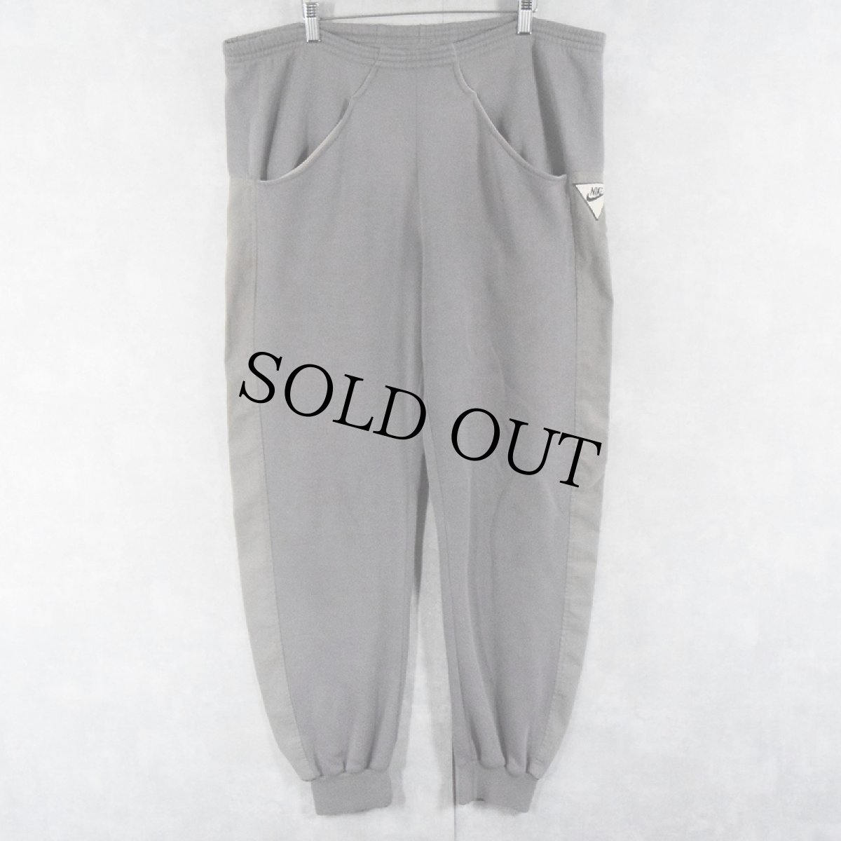 画像3: 90's NIKE 銀タグ 切り替えデザインスウェットジップジャケット/パンツ SETUP L (3)