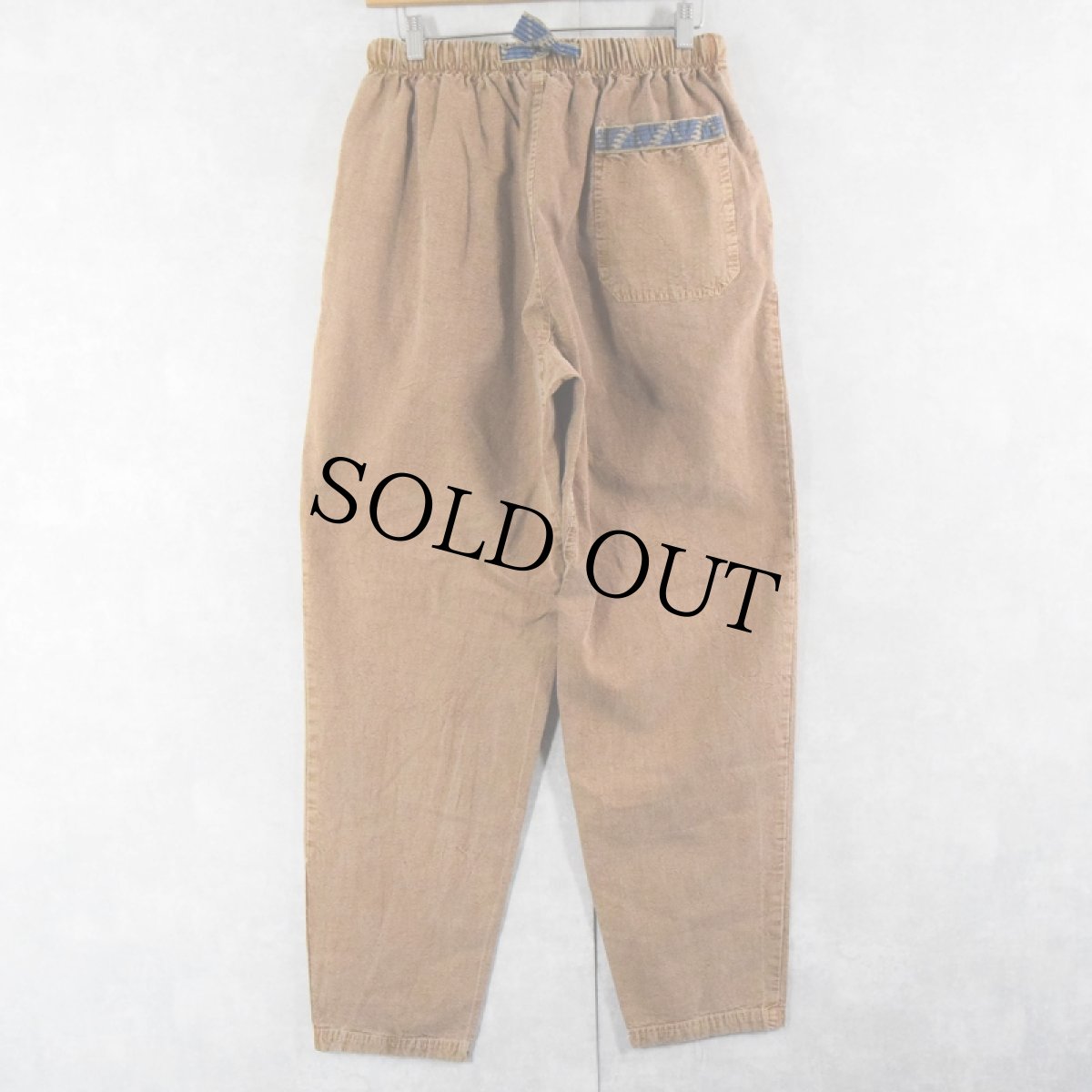 画像2: 90's alf USA製 チロリアンテープ コットンクライミングパンツ L (2)