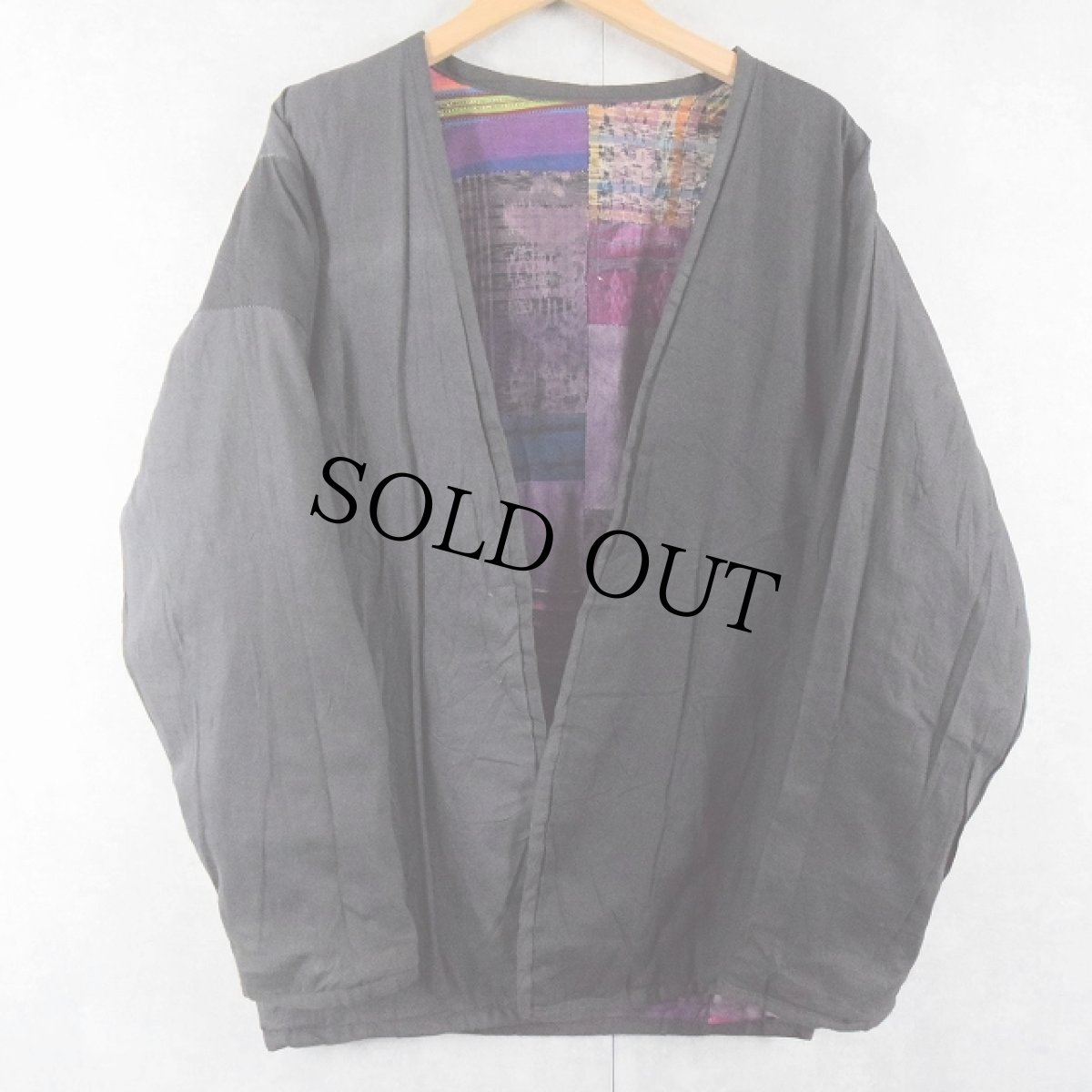 画像2: 【SALE】 パッチワーク リバーシブルジャケット (2)